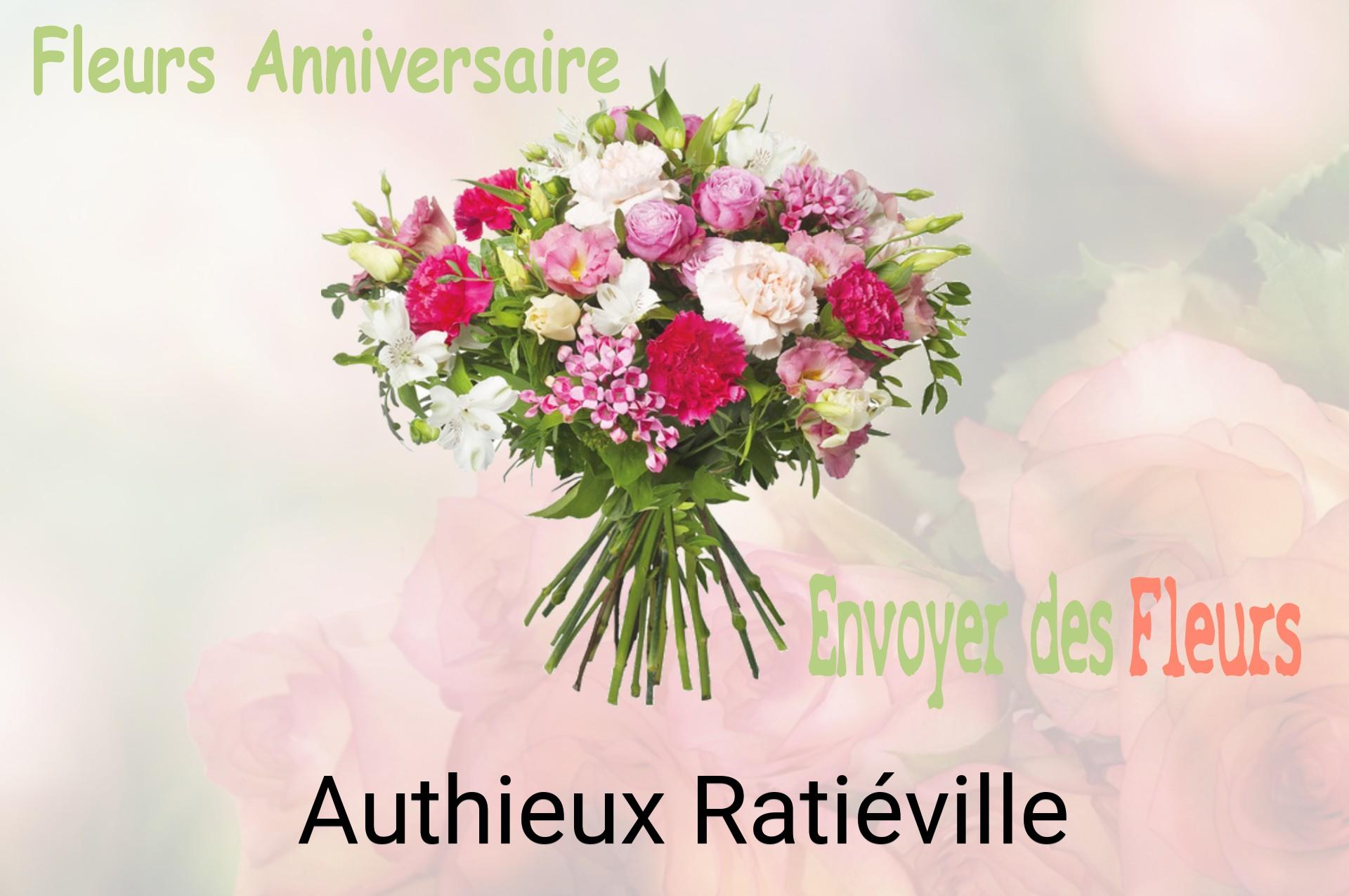 Bouquet de fleurs d’anniversaire livré à Authieux-Ratiéville