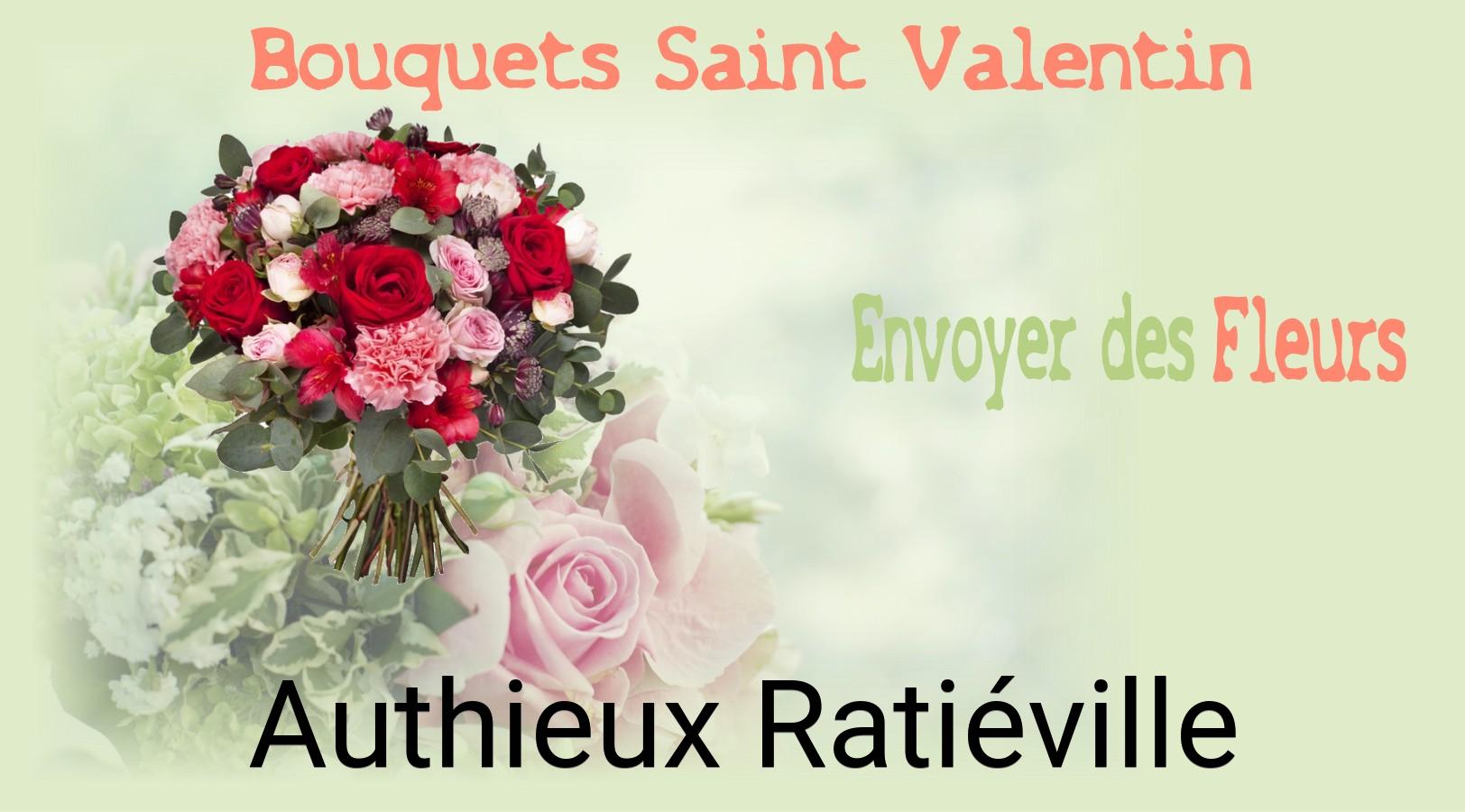 Roses de Saint-Valentin livrées à Authieux-Ratiéville